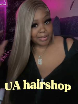 TikTok post by @shyne_on_emm513 for UA Hair. Caption reads: This hair got me feeling like…. @UA HAIR.