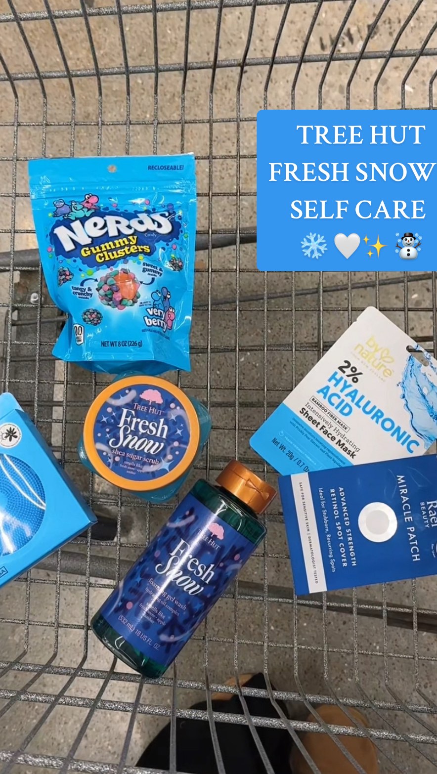 Instagram post by @queenb_emily for Treehut. Caption reads: #treehutpartner This is the dreamiest winter....