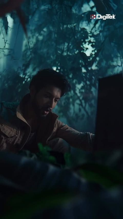 Instagram post by @rohitsaraf for Digitek. Caption reads: [...] chahe reels ho ya blockbuster hits, Digitek....