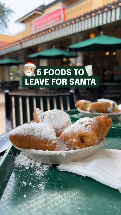 Instagram post by @visitthenorthshore for Visit New Orleans. Caption reads: Y’all, Santa is tired of cookies. 🍪🥛 This year,....