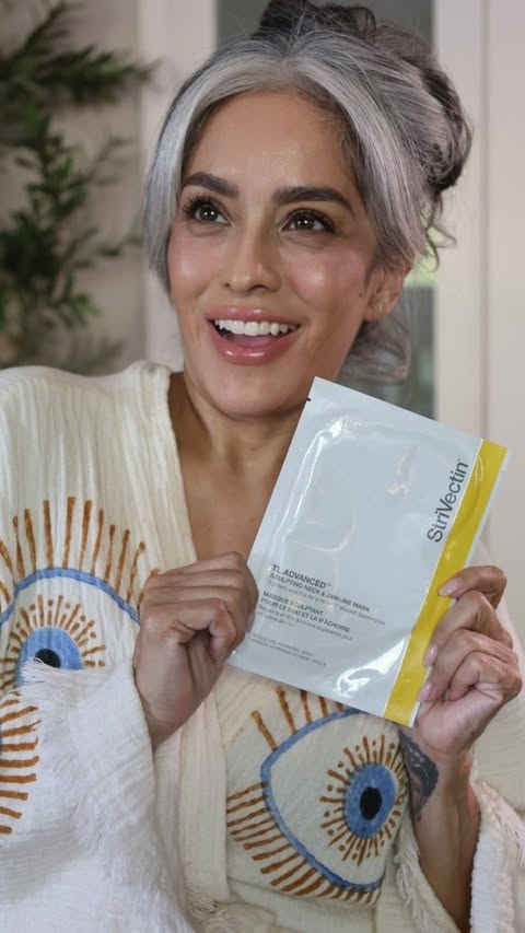 Instagram post by @thebeautydebut for StriVectin. Caption reads: [...] care and nothing better than this new mask....