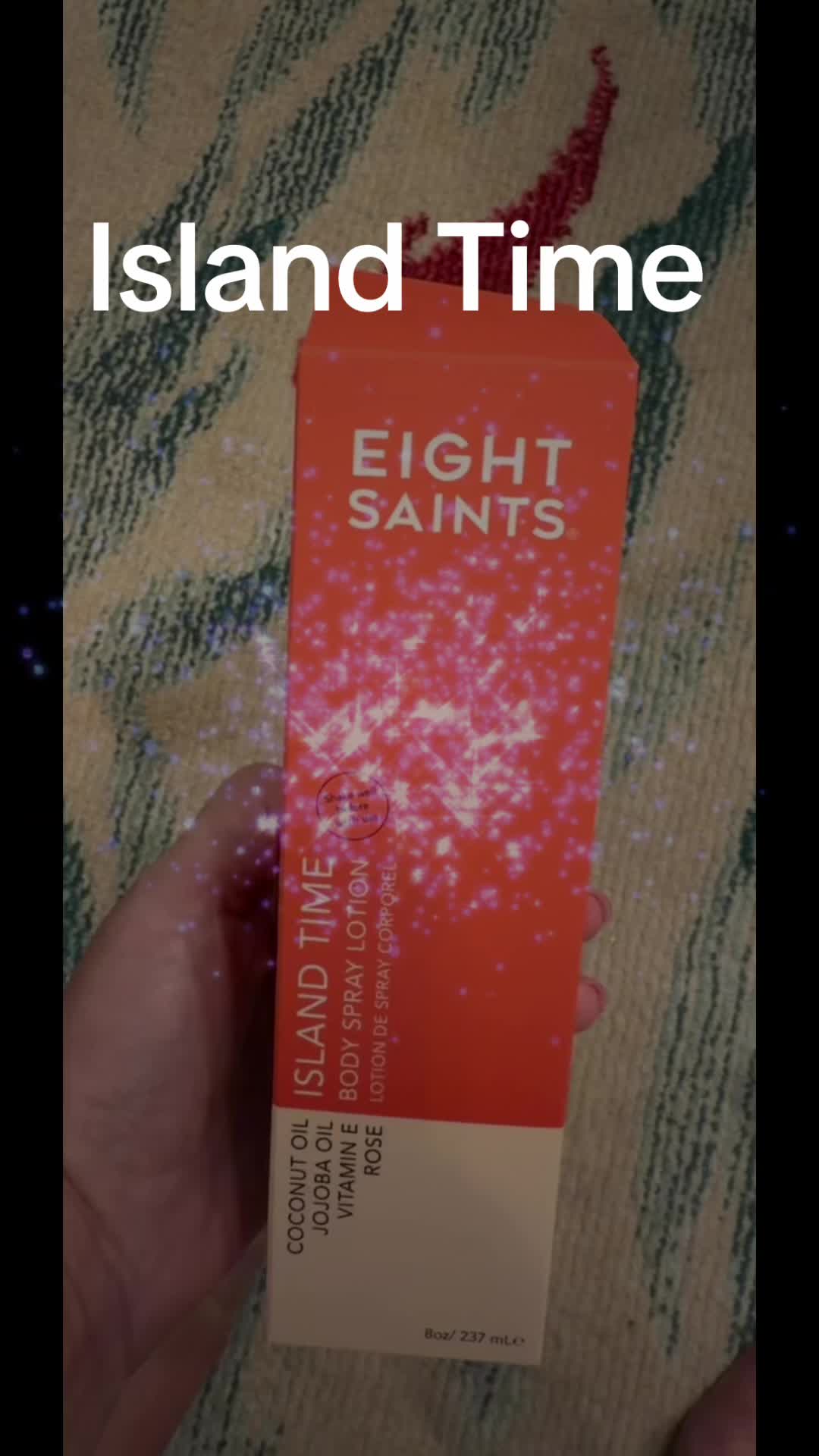 TikTok post by @sarahpressley_sc_over50 for Eight Saints Skincare. Caption reads: [...] on your legs and arms with @Eight Saints....