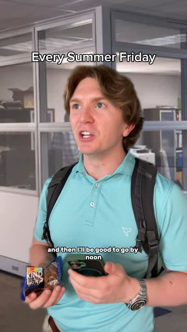 Instagram post by @fentifriedchicken for KIND Snacks. Caption reads: Summer Fridays aren’t real, better prepare....