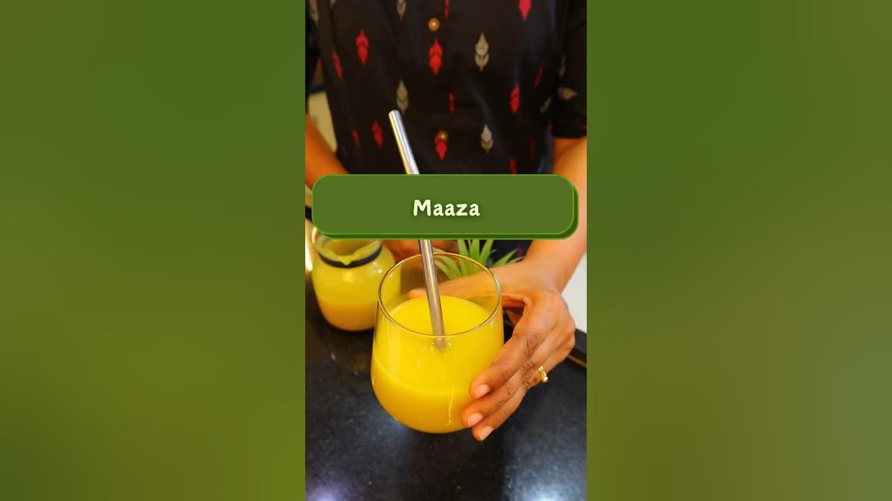 YouTube post by @priyavijaykitchen for The Indus Valley. Caption reads: ❣️Maaza❣️Complete Recipe👇.