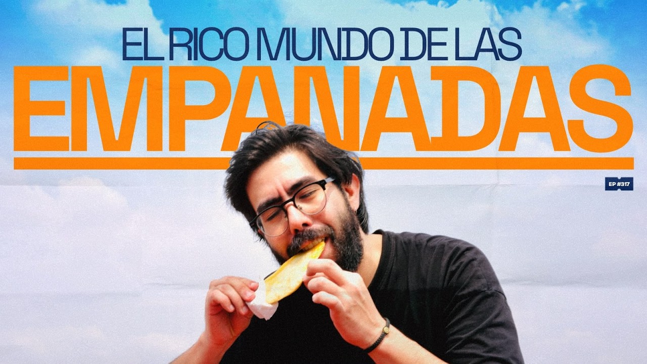 YouTube post by @ElCuarticoPod for ExpressVPN. Caption reads: The delicious world of empanadas | 317.