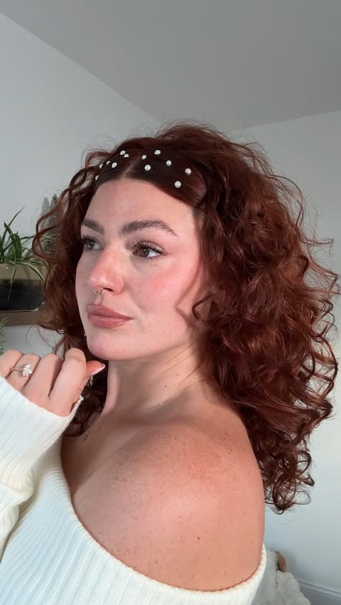 Instagram post by @brittminetti for Politics and Prose. Caption reads: I love a hairstyle that lets the curls shine....