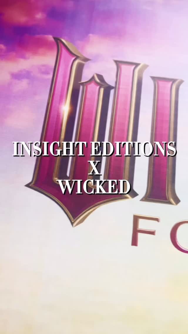 Instagram post by @themediaofoz for Insight Editions. Caption reads: INSIGHT EDITIONS X WICKED

Thank you so so much to....