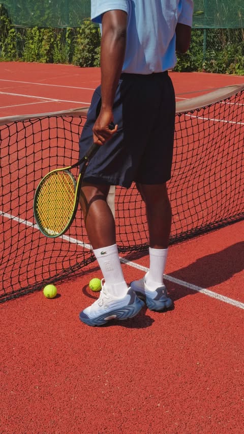 Instagram post by @danclemt for Zalando. Caption reads: [...] games never go out of style. @lacoste....