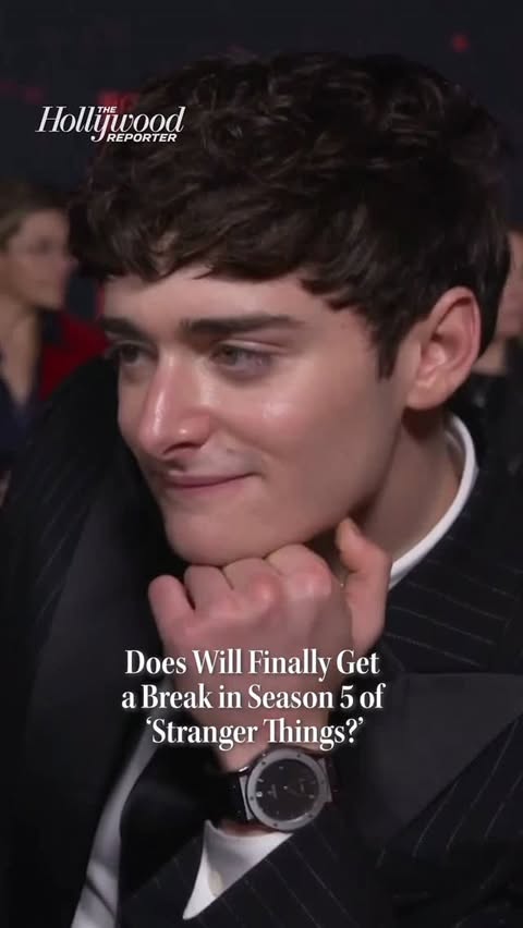 Instagram post by @_tiffanytaylor for Hollywood Reporter. Caption reads: At the final season premiere of #StrangerThings,....