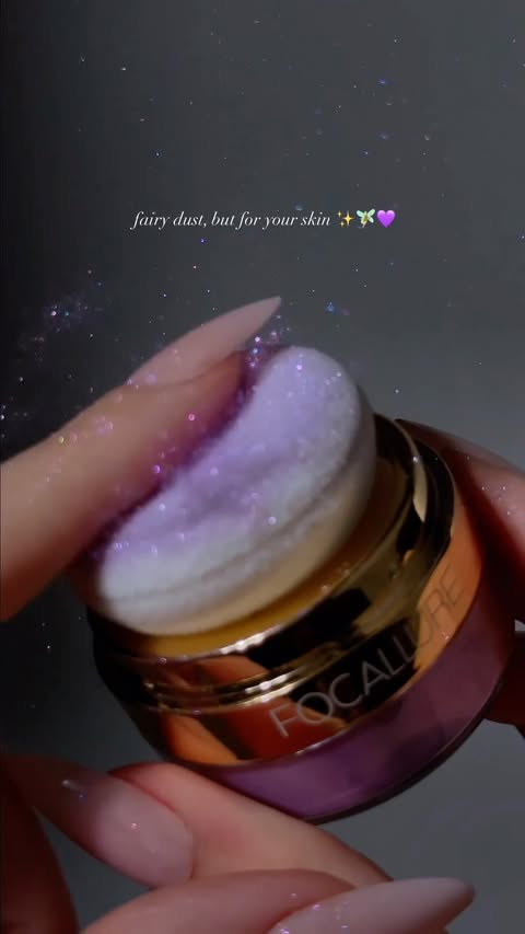 Instagram post by @sav.aesthetics_ for Focallure. Caption reads: and she was a fairy ✨🧚🏻💜 @focallurebeauty_us....