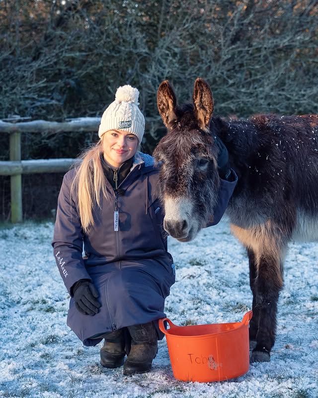 Instagram post by @this_esme for Charles Owen. Caption reads: It’s been a little bit nippy❄️ 

(Brands tagged....