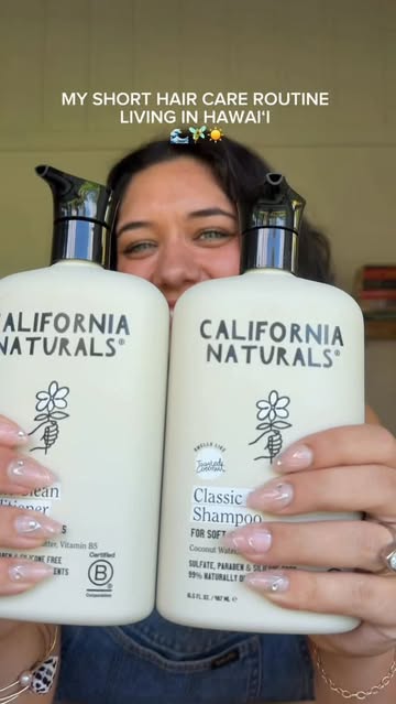 Instagram post by @brrookiemcc for California Naturals. Caption reads: Obsessed with how soft @californianaturals makes....