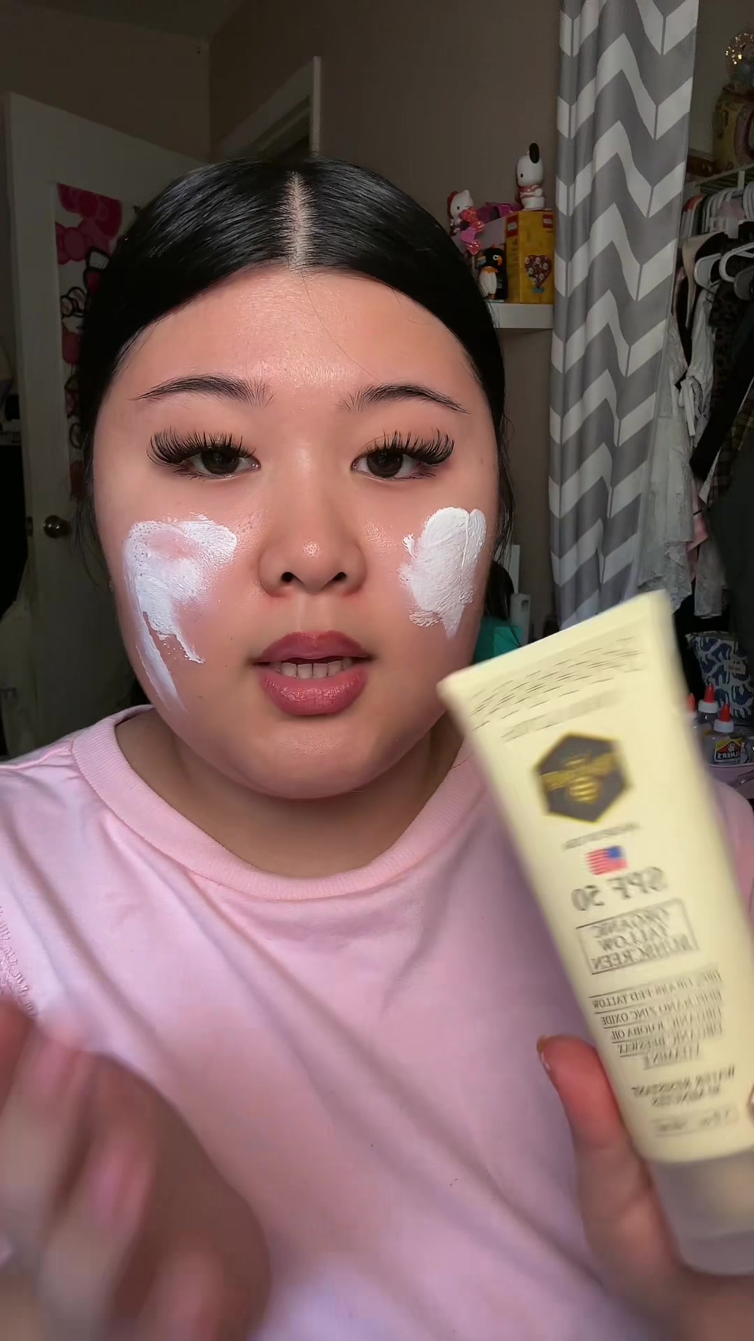 TikTok post by @annikaaleonaa for Terra Lotus. Caption reads: [...] be switching to Beef Tallow SPF? 🤔 @Terra....