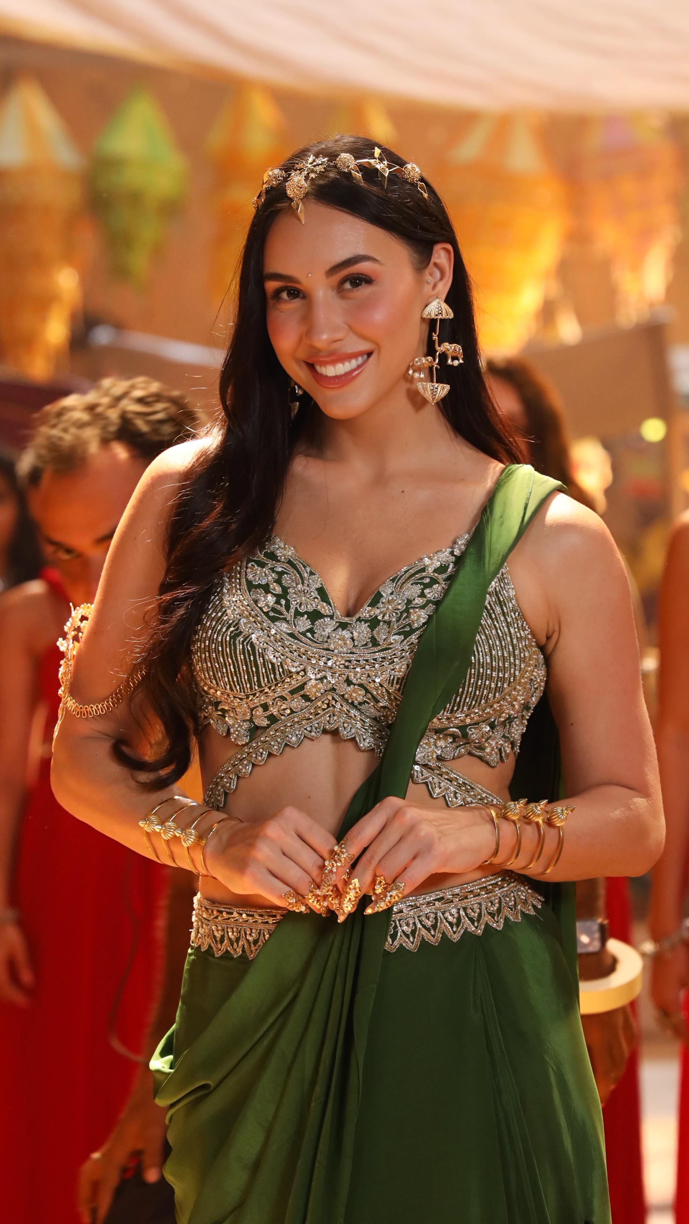 Instagram post by @laurengottlieb for Saregama. Caption reads: [...] to see your reels on #Sajri....