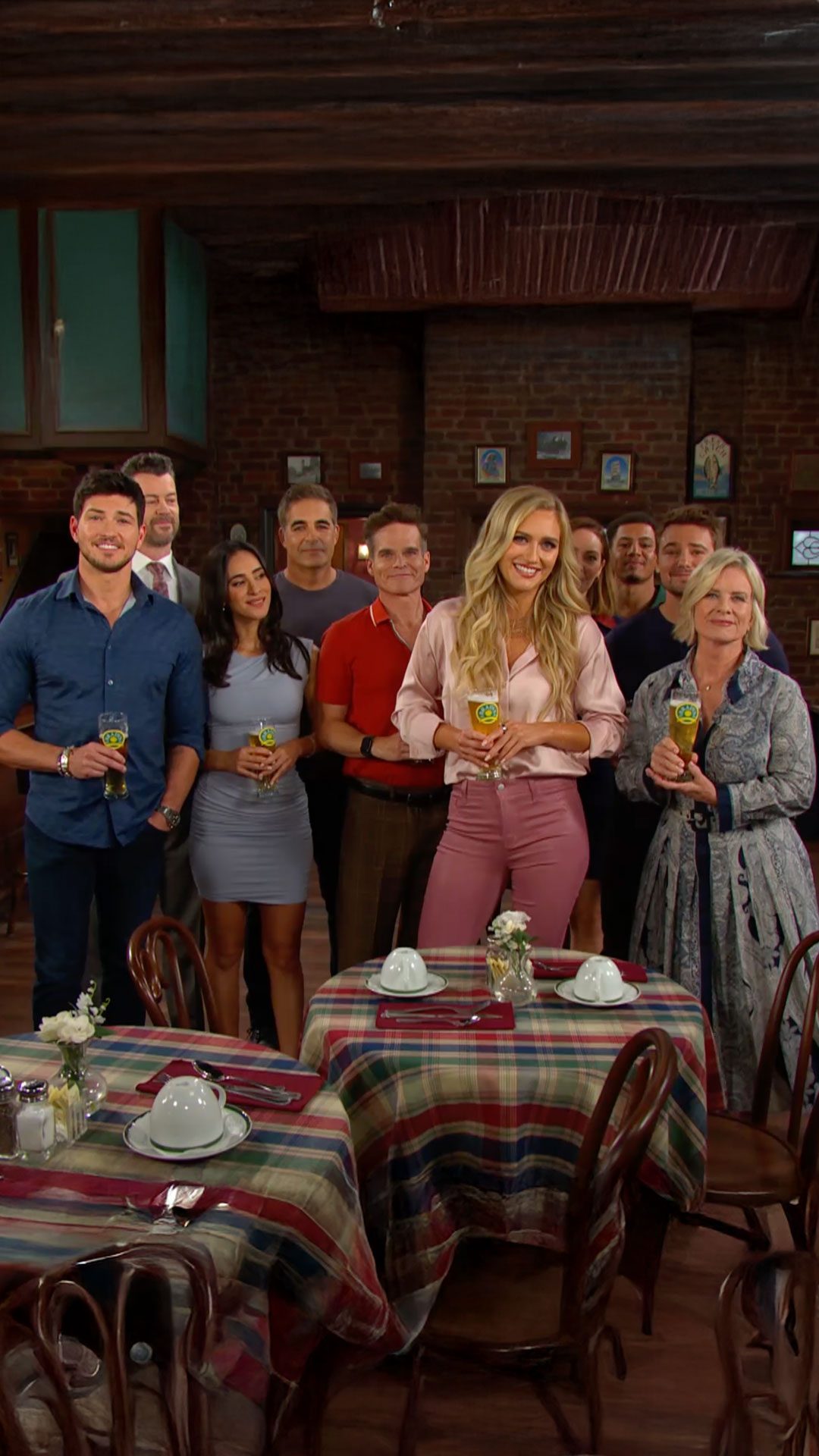 Instagram post by @maggiesajak for Peacock TV. Caption reads: Like sands through the hourglass... it's Fanday....