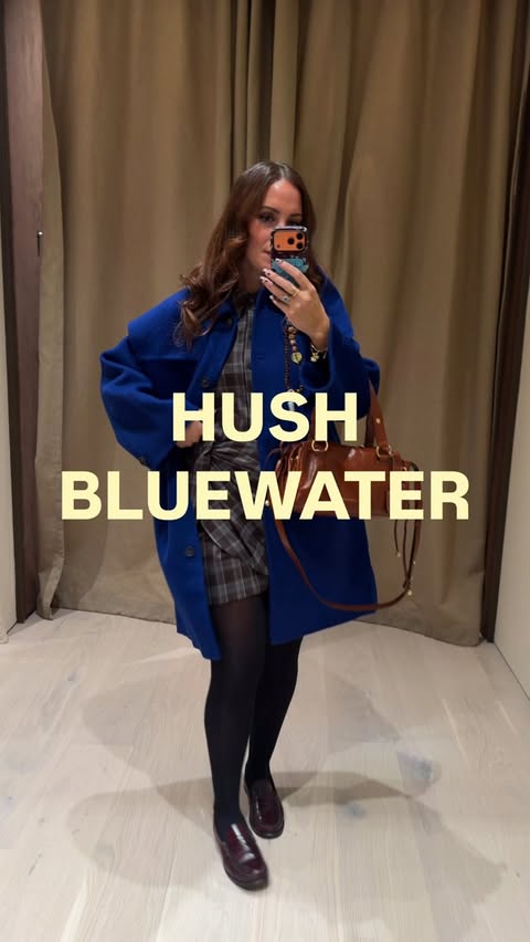 Instagram post by @whatmariewears for Hush. Caption reads: Well what a marriage made in heaven. @hushofficial....