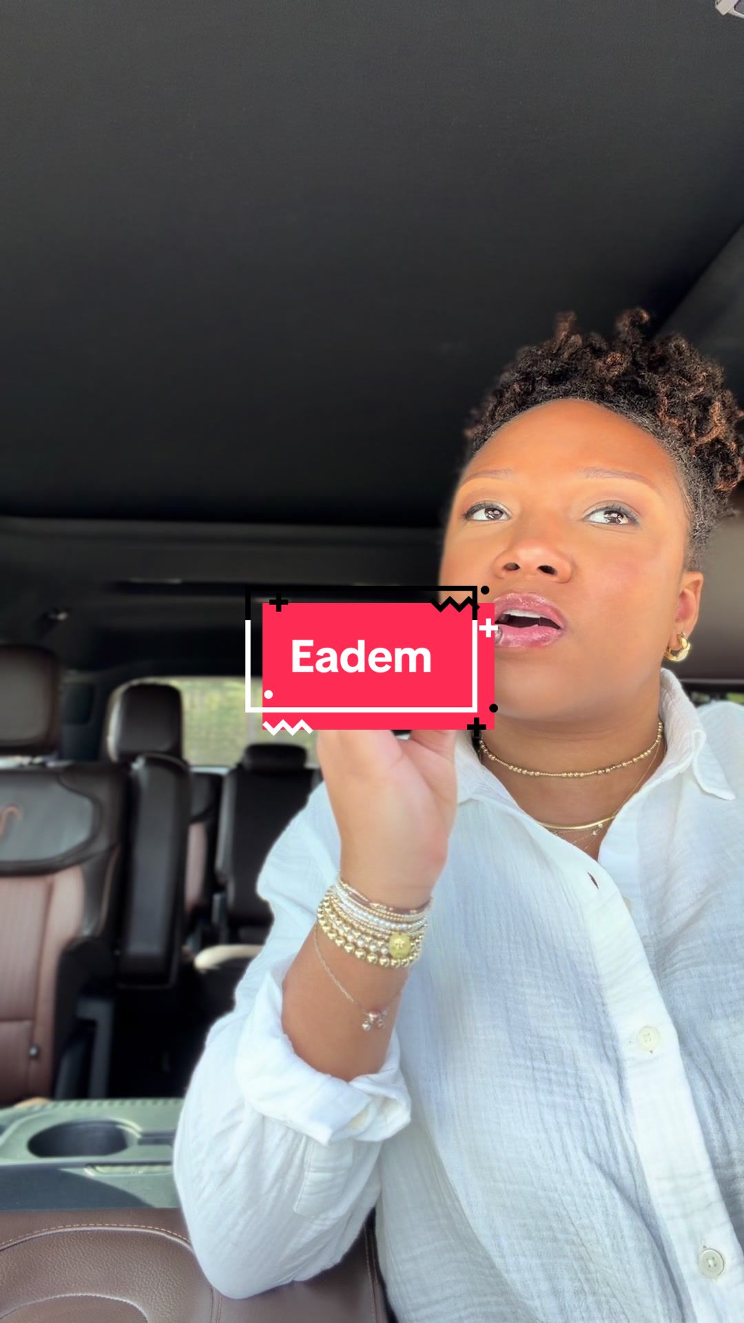 TikTok post by @rickhutchugc for Eadem. Caption reads: @EADEM Yes please! I’m in luhhhh #lipbalm #eadem....