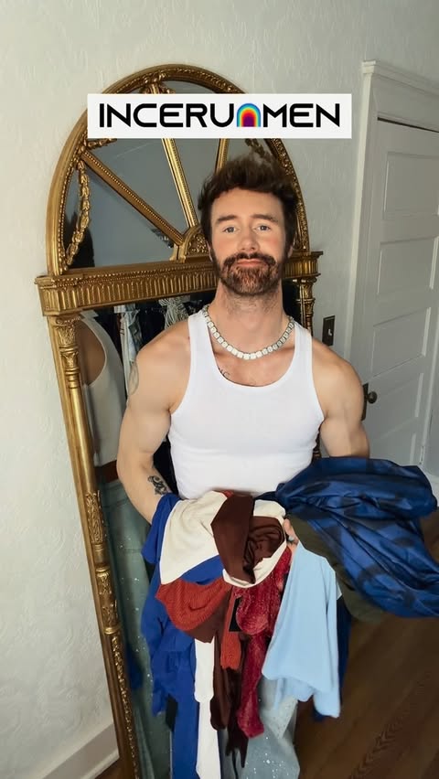 Instagram post by @schirrageorge for Incerunmen. Caption reads: @incerunmenshop has some of the most fun men’s....