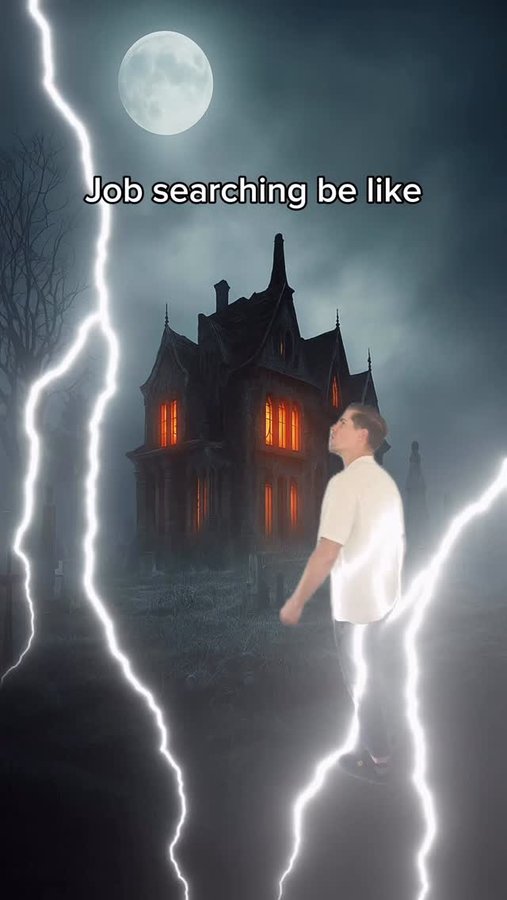 Instagram post by @jordanreviewsittt for ZipRecruiter. Caption reads: Spooky times. Thankfully @ziprecruiter is here to....