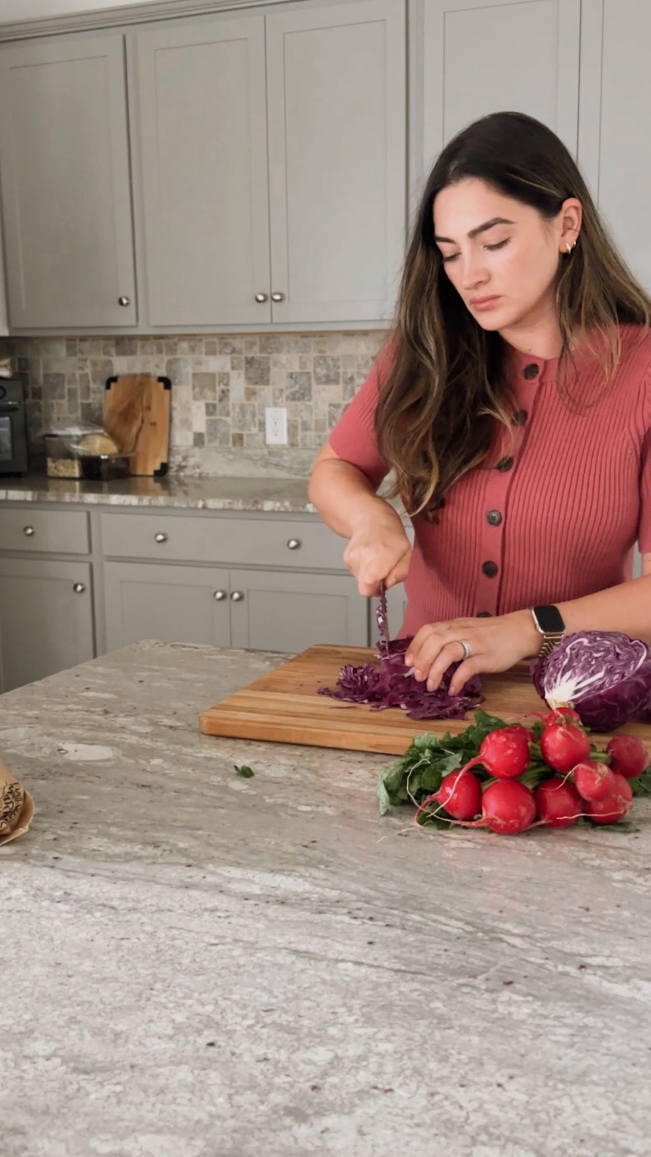 Instagram post by @andreeagaul for Harris Teeter. Caption reads: Moving to a smaller city made me want to support....