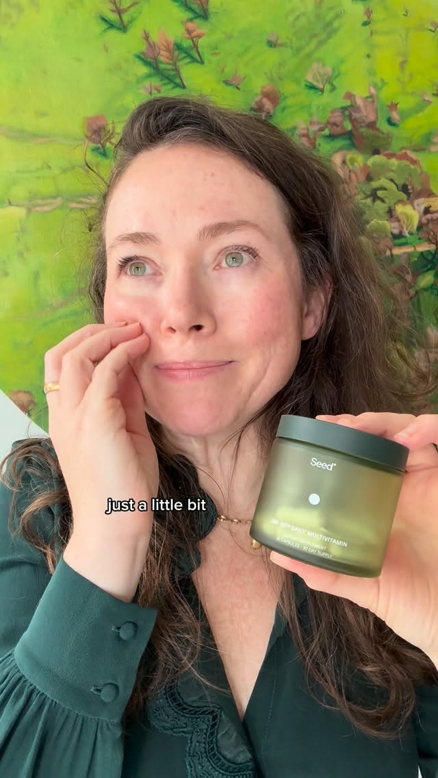 Instagram post by @jenlatch for Seed. Caption reads: When I heard @seed was going to release a....