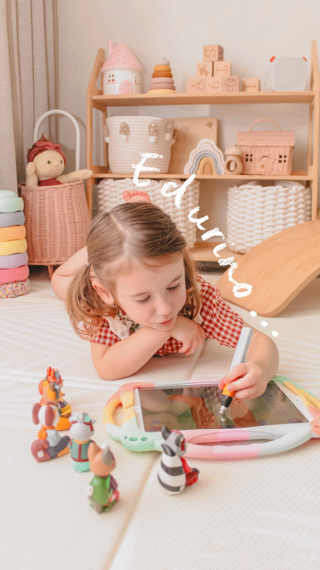 Instagram post by @mummy_and_my_three for EDURINO. Caption reads: Ad Interactive Learning with Edurino! 

Looking....