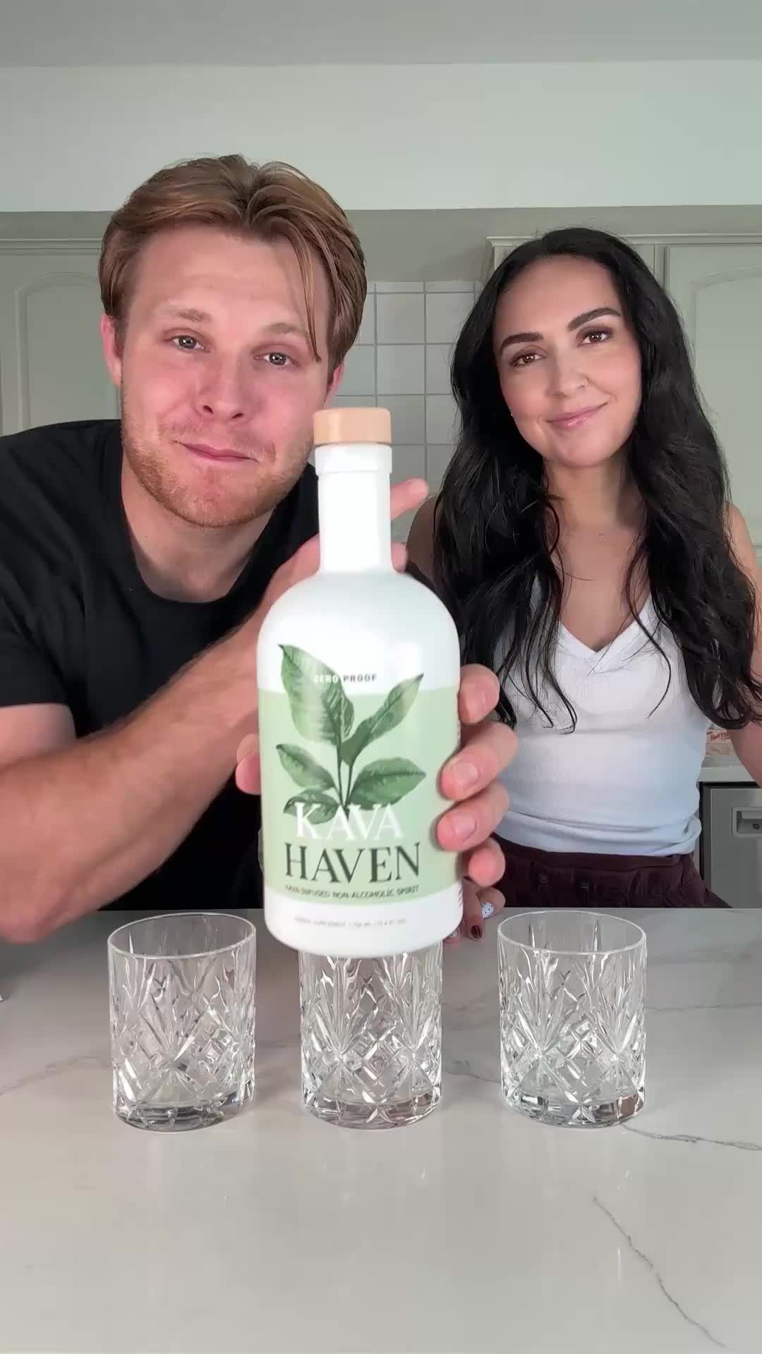 TikTok post by @timthetankofficial for Kava Haven. Caption reads: @kavahaven : All the Buzz, None of the Booze - get....