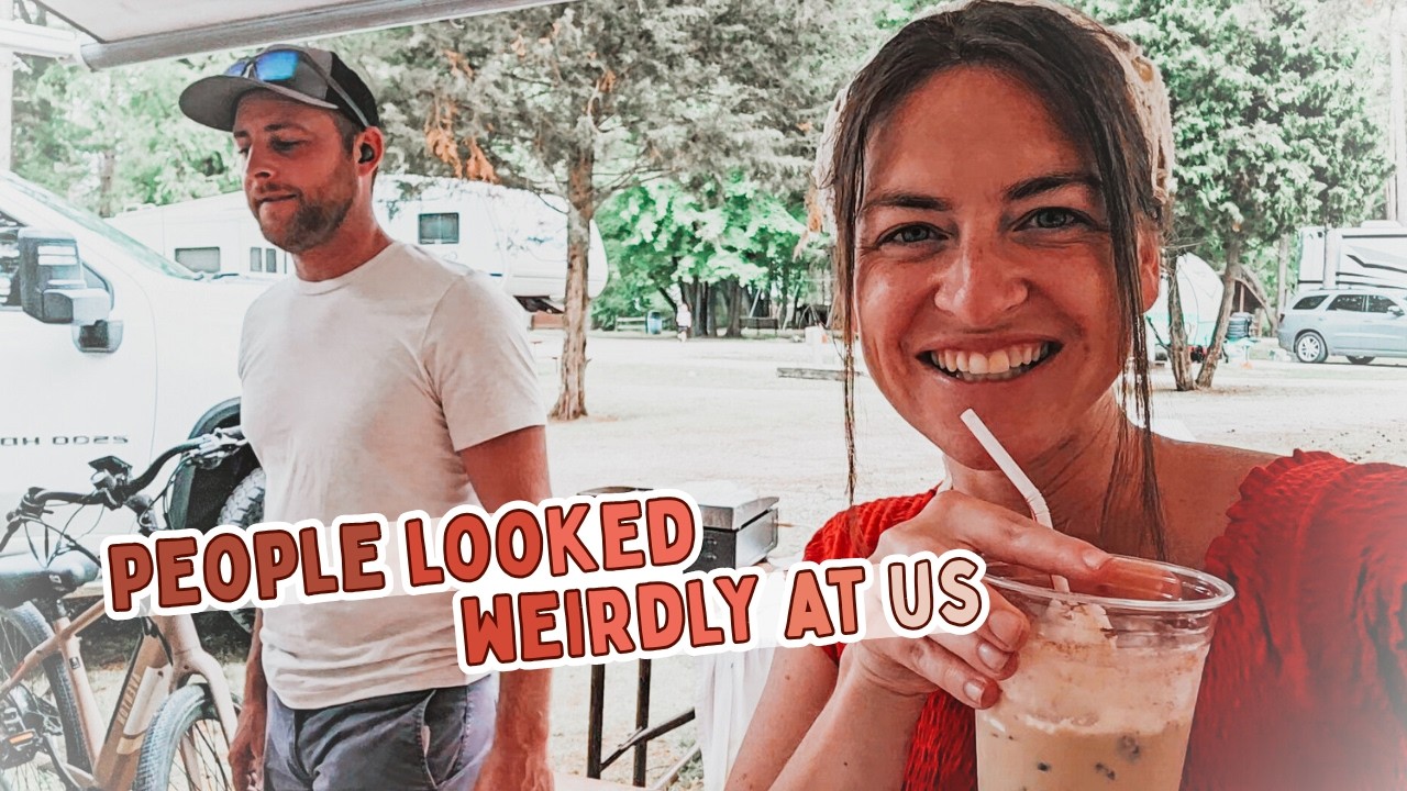 YouTube post by @MeganFoxUnlocked for The Main Street Exchange | Gordonville PA. Caption reads: Midwest Diaries: road trips, antiquing, campfire....