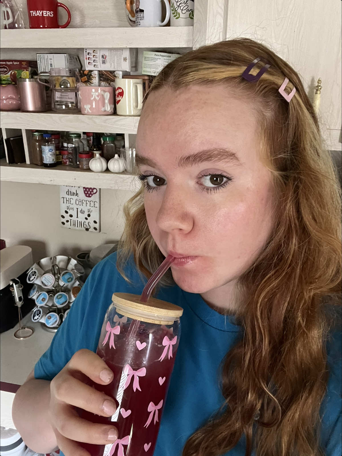 TikTok post by @hannas_essentails1864 for Milamend. Caption reads: trying the Milamend Hormone Balance Powder for my....