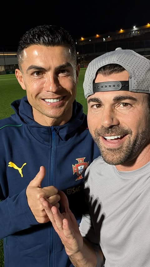 Instagram post by @markrober for T-Mobile. Caption reads: Ronaldo vs My Goalie Robot. Thanks to @tmobile for....