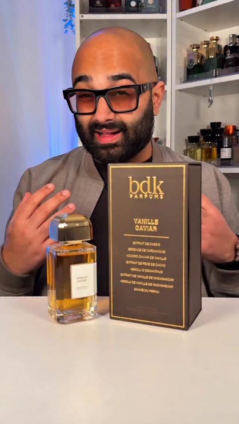 Instagram post by @rishi_j7 for Bdk Parfums. Caption reads: New BDK Vanille Caviar!

If you’re expecting....