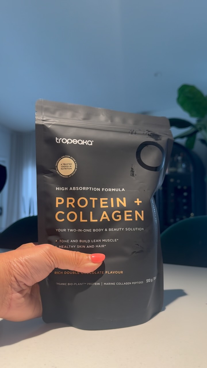 Instagram post by @living_guilt_free for Tropeaka. Caption reads: [...] late for school pick up again....