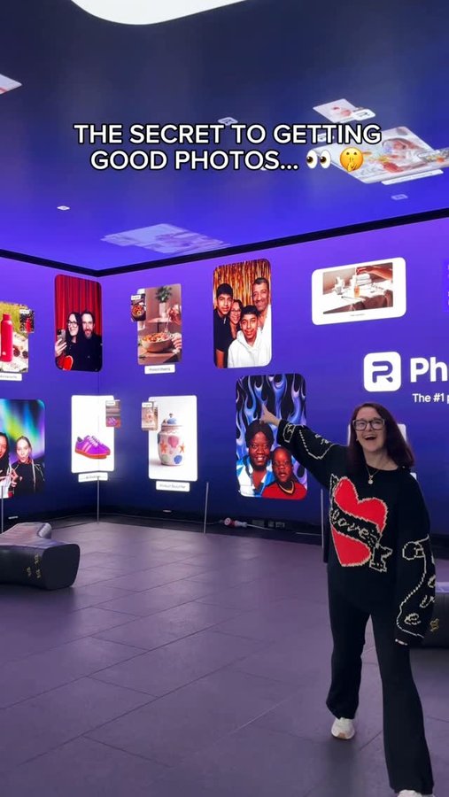 Instagram post by @charity_shop_life for Photoroom. Caption reads: @photoroom helps me create professional looking....