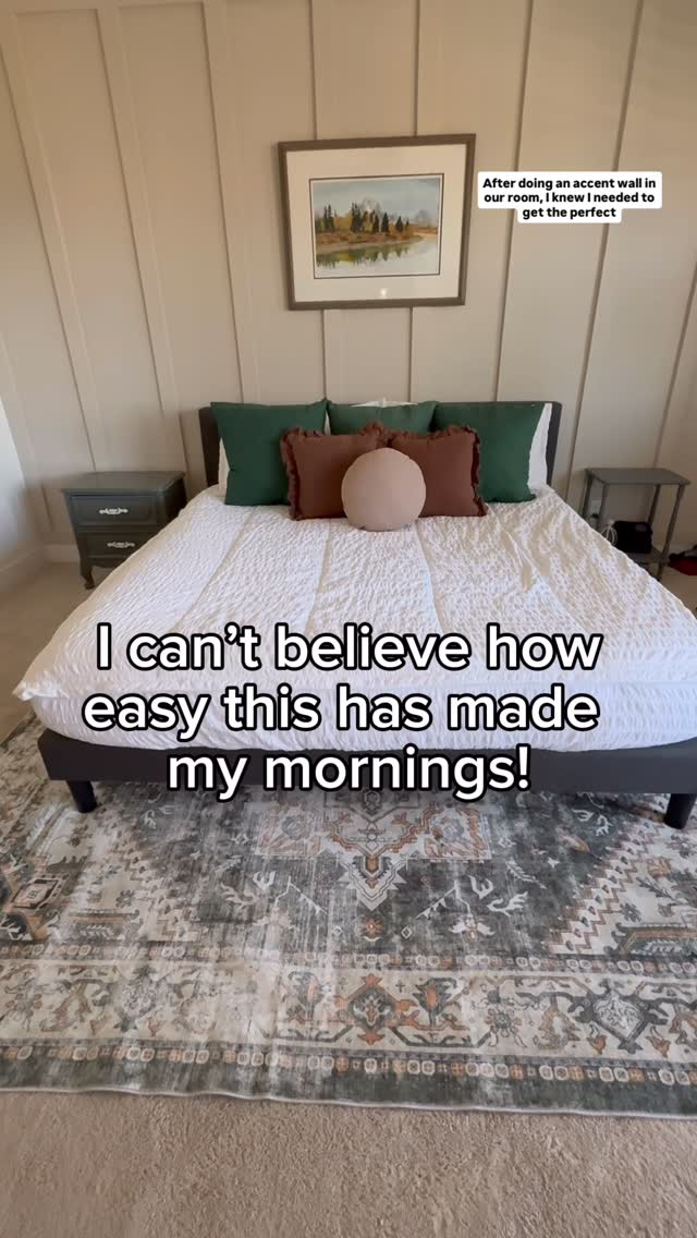 Instagram post by @courtjacobs.home for Beddy's. Caption reads: I’ll be honest… as much as I love things clean and....