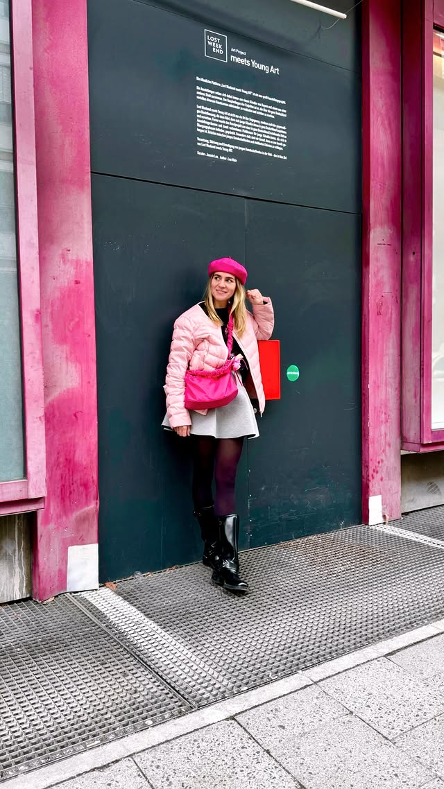 Instagram post by @heartfelthunt for HVISK. Caption reads: [...] @zara Jacket @beaumont_amsterdam Bag @hvisk....