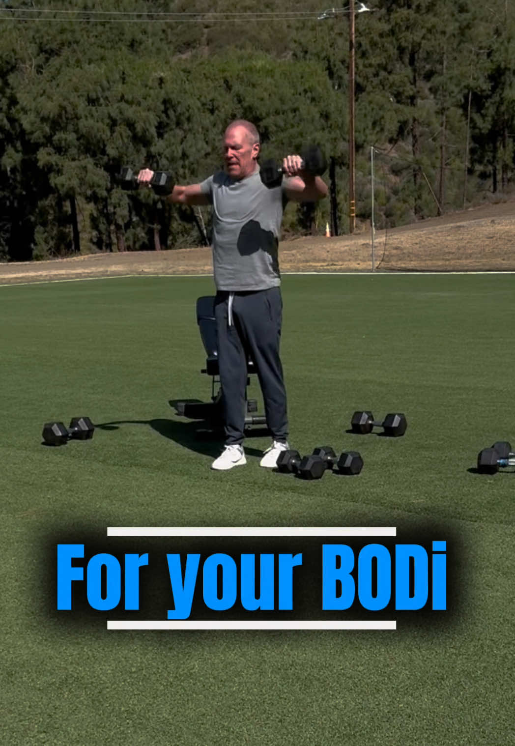 TikTok post by @carldaikeler for BODi. Caption reads: [...] Not this year. Jump in now. Commit to a BODi....