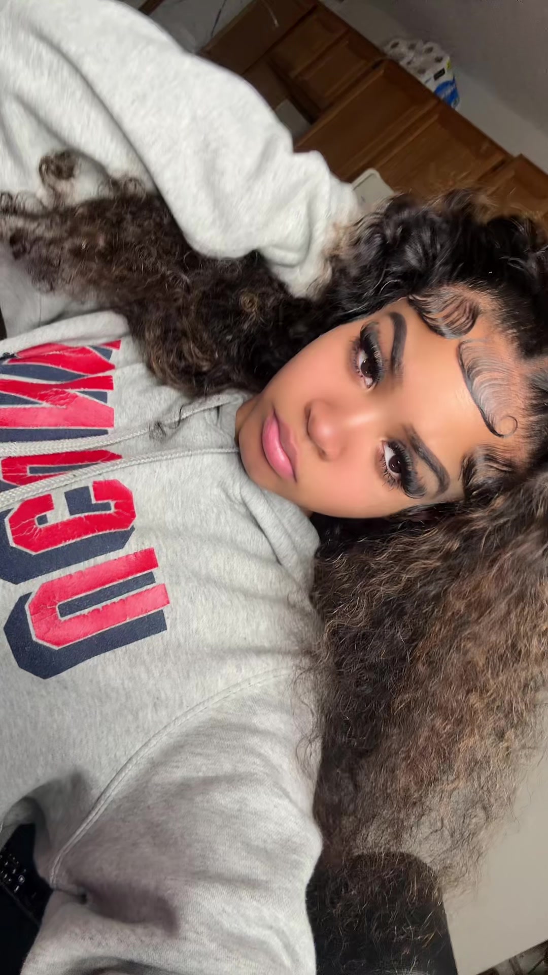 TikTok post by @nunyabeness for Quandian Hair. Caption reads: @QUANDIAN Hair #wiginfluencer #mrstrendsetter....