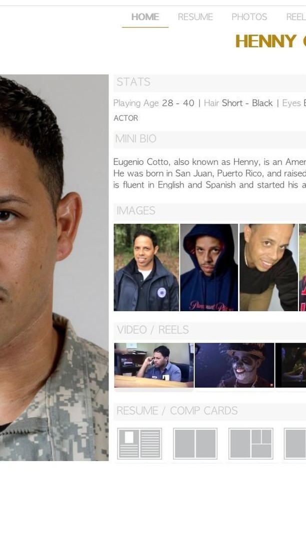 Instagram post by @henny_cotto for BeatStars. Caption reads: Dream #dream #actor #hiphop.