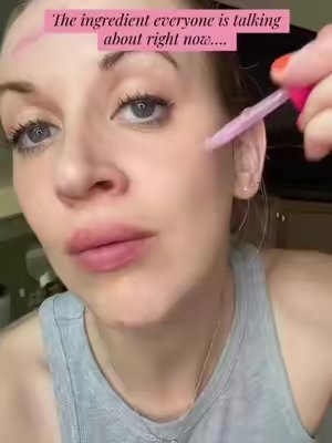 TikTok post by @thatflippingagent for EQQUALBERRY. Caption reads: [...] routine lately, this NAD serum from....