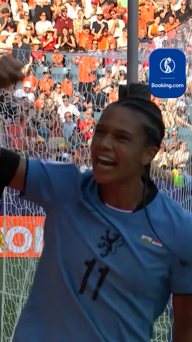 Instagram post by @weuro2025 for Booking.com. Caption reads: Passion everywhere you look 😍

#WEUROyeah ||....