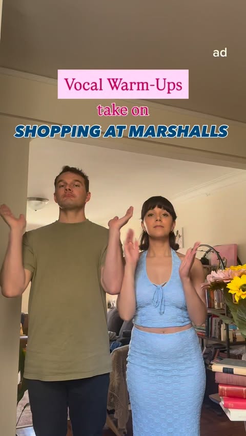 Instagram post by @itsmelanieherrera for Marshalls. Caption reads: [...] GUYS – fabulous spring finds await at....