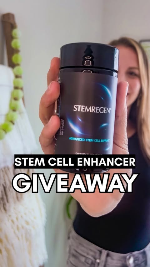 Instagram post by @stemcellchristian for STEMREGEN. Caption reads: [...] REPAIR SYSTEM of the body) by taking....