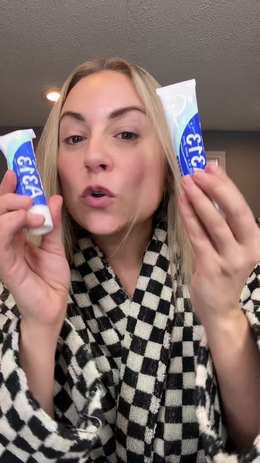 TikTok post by @leslimorganmakeup for FrenchPharmacy. Caption reads: [...] product!!!! #skin #skincare #a313....