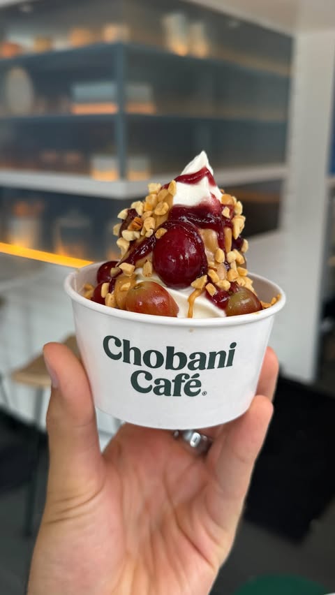Instagram post by @nck.ryn for Chobani. Caption reads: If you love Chobani® Greek Yogurt, you need to try....