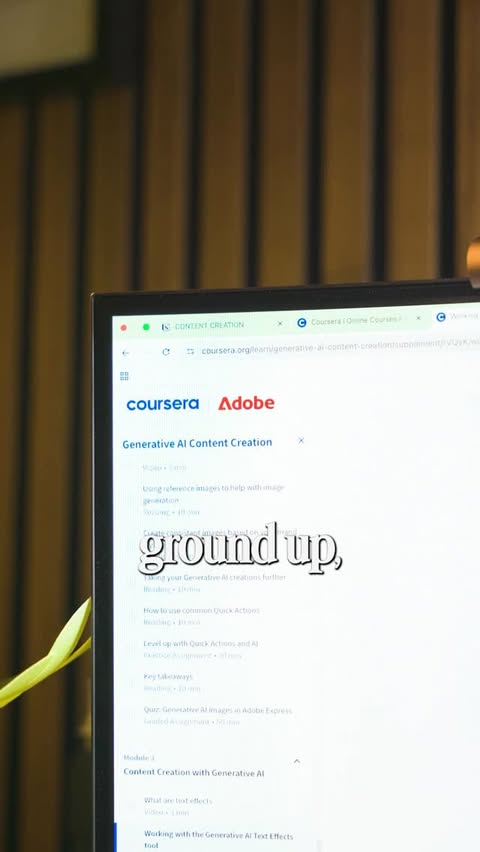 Instagram post by @_chrisasante for Coursera. Caption reads: #CourseraPartner I’ve partnered with @coursera to....