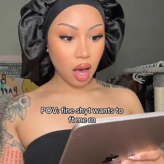 Instagram post by @theangelamaee for Cynosure Hair. Caption reads: Now i’m ready🤪 @cynosurehairwig (link in....