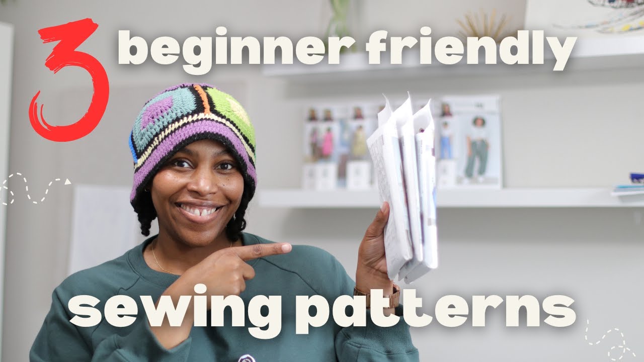 YouTube post by @brittanyjjonestv for Thinkific. Caption reads: 3 beginner friendly sewing patterns | sewing |....