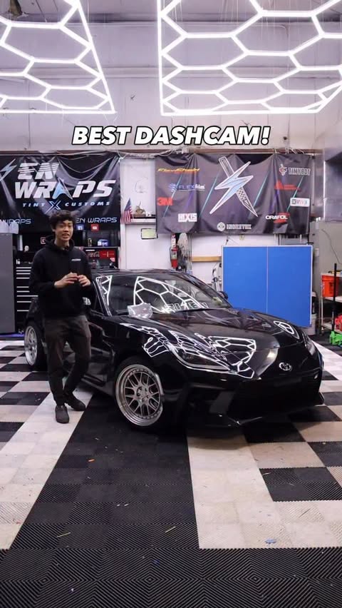 Instagram post by @b_levan_ for REDTIGER. Caption reads: Huge shoutout to @redtiger_dashcam for the F17....