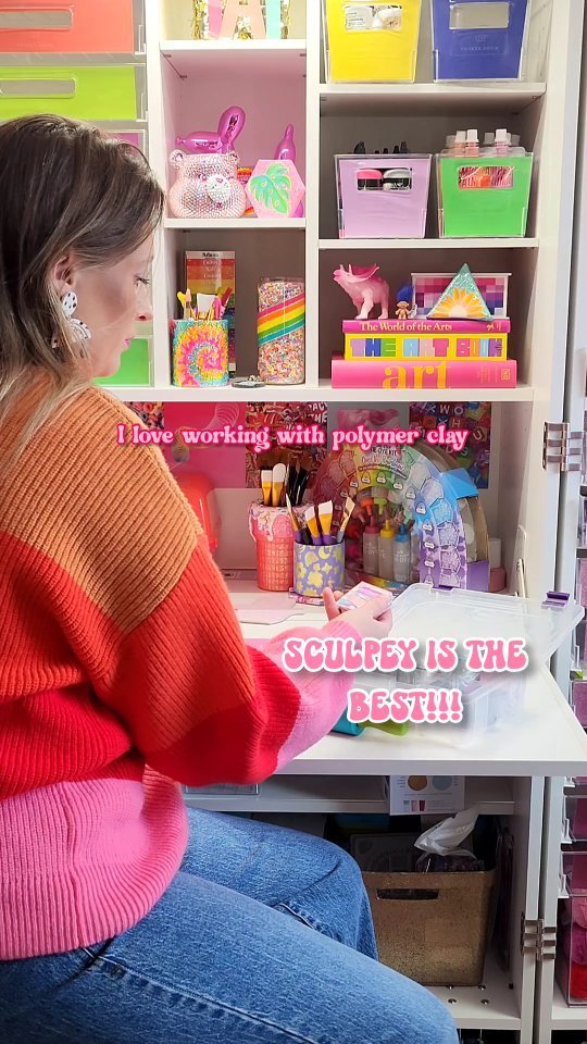 Instagram post by @sculpey_official for Create Room. Caption reads: [...] easy to work with! My DreamBox 2 from....