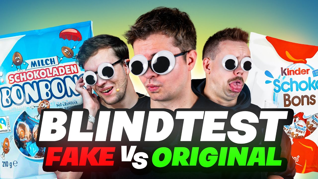 YouTube post by @DoktorFroid for Shure. Caption reads: Geschmäcker aus der Kindheit! 😍 - Blind Taste....